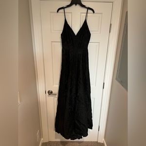 EUC Calvin Klein Formal Black Tie Wedding Dress Sz 2